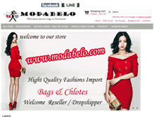 Tablet Screenshot of modabelo.com